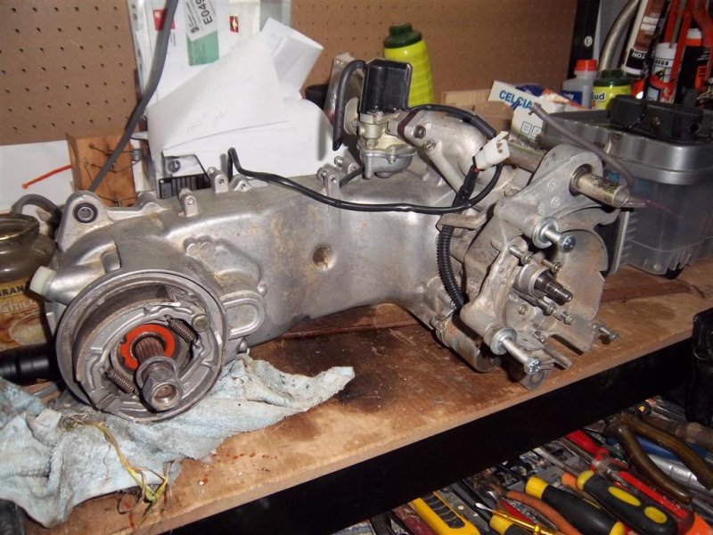 PGO Big Max Identifying engine to order new crank oil seals Scooter